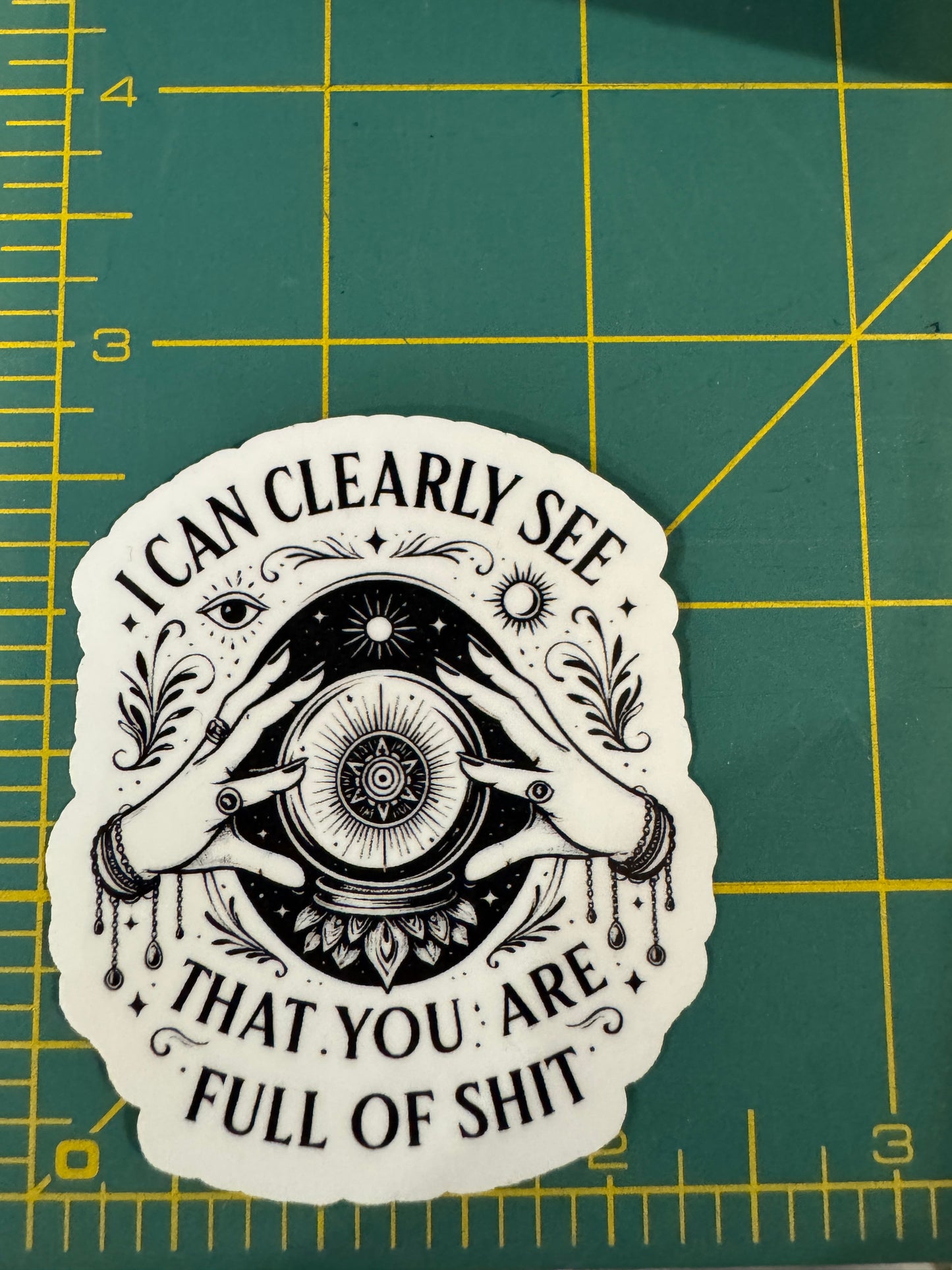 Full of shit sticker