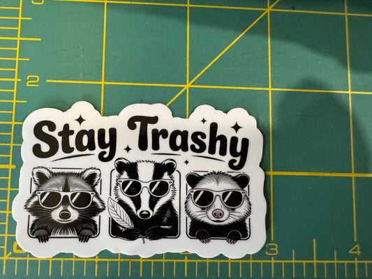 Stay Trashy Sticker