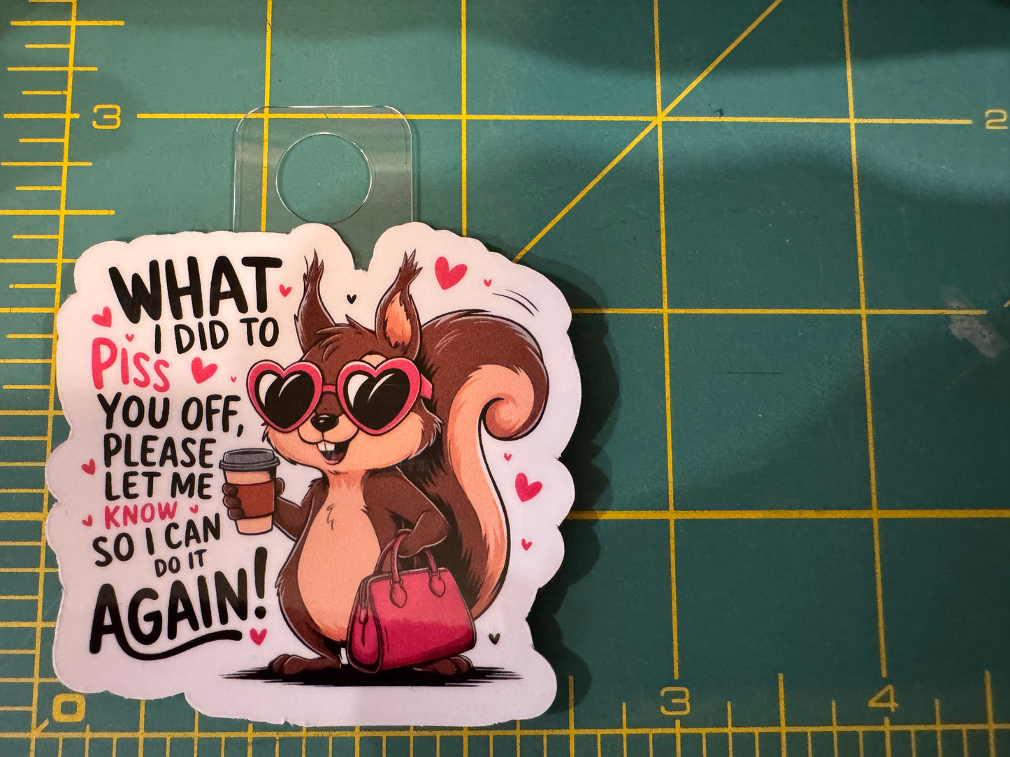 Piss you off sticker