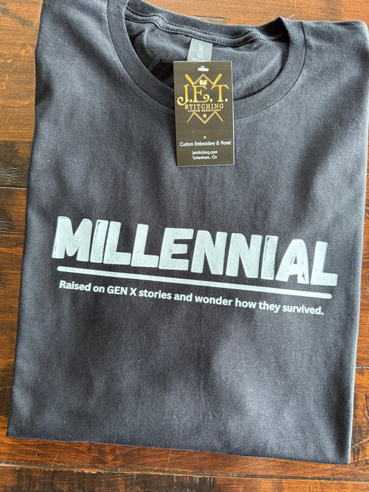 Millennial tee