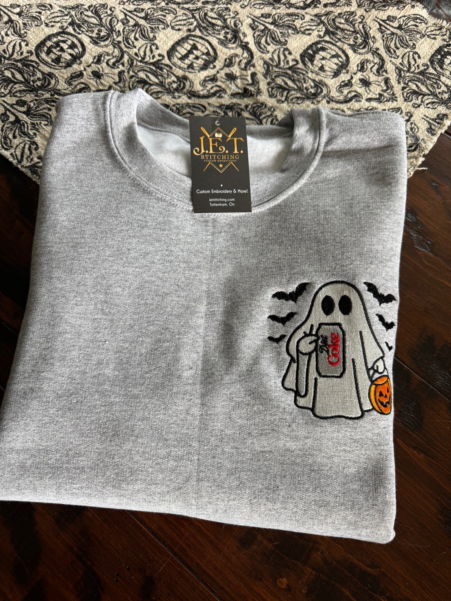 Ghost with Diet Coke sweater