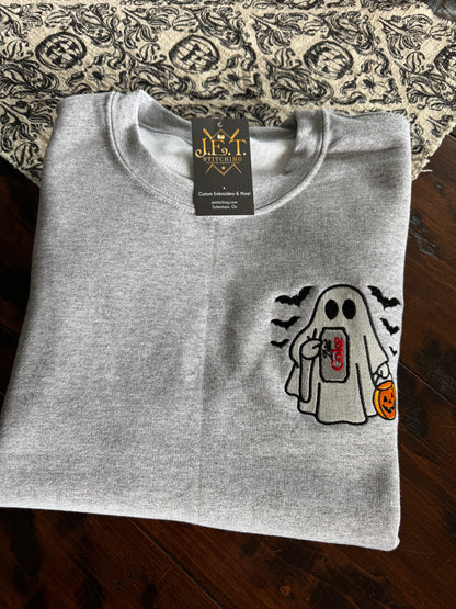 Ghost with Diet Coke sweater