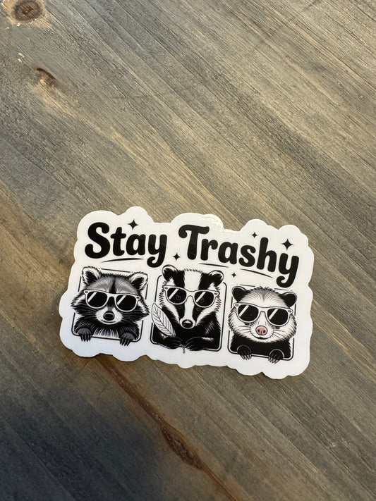 Stay Trashy Sticker