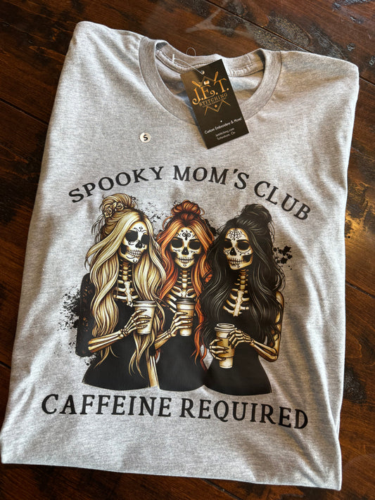 Spooky mom club top