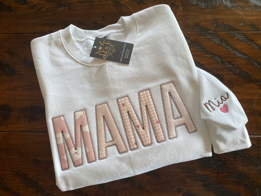 Custom MAMA Keepsake Sweater.