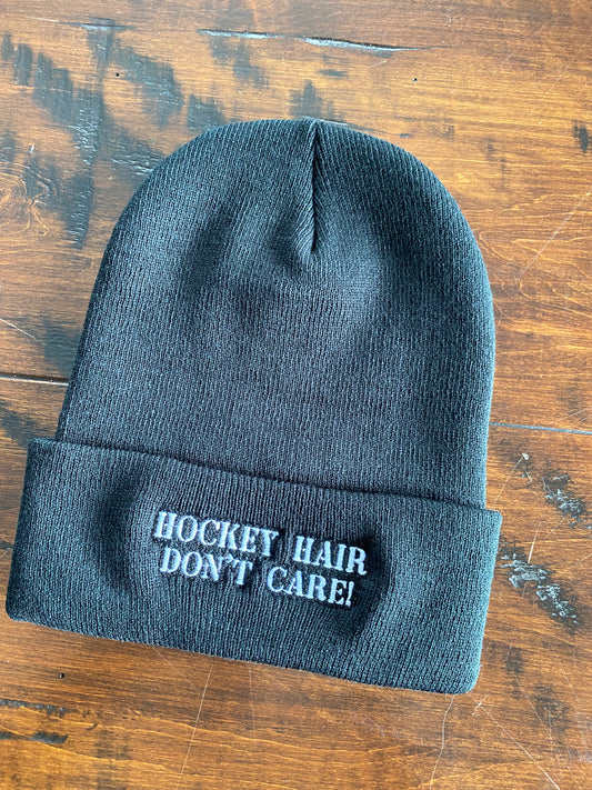 Hockey Hair don't care toque