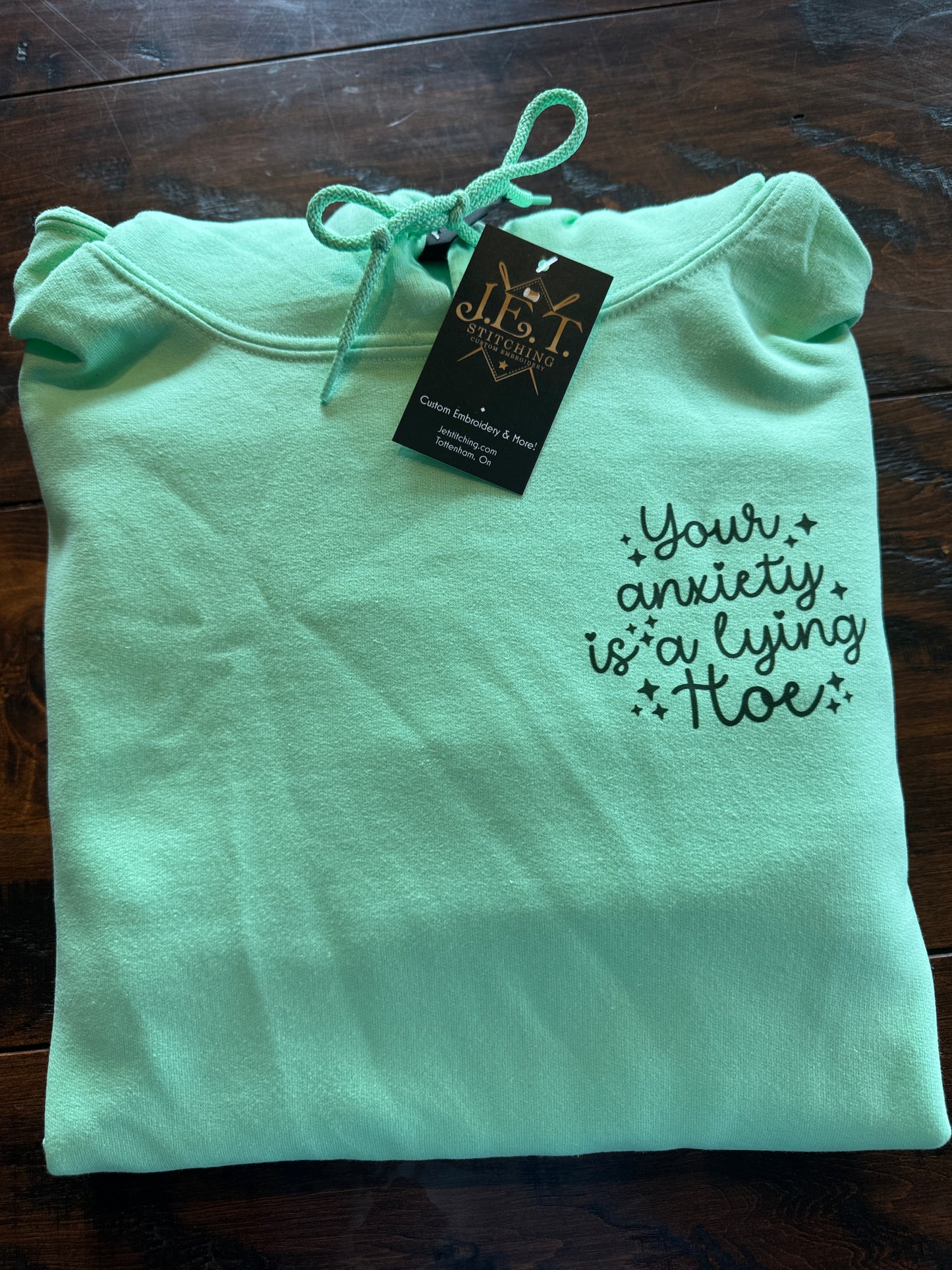 Your anxiety is a lying hoe hoodie