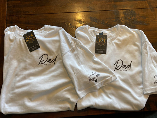 Dad, Nonno, Papa, Grandpa... custom tee