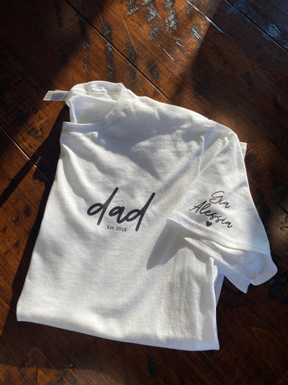 Dad, Nonno, Papa, Grandpa... custom tee