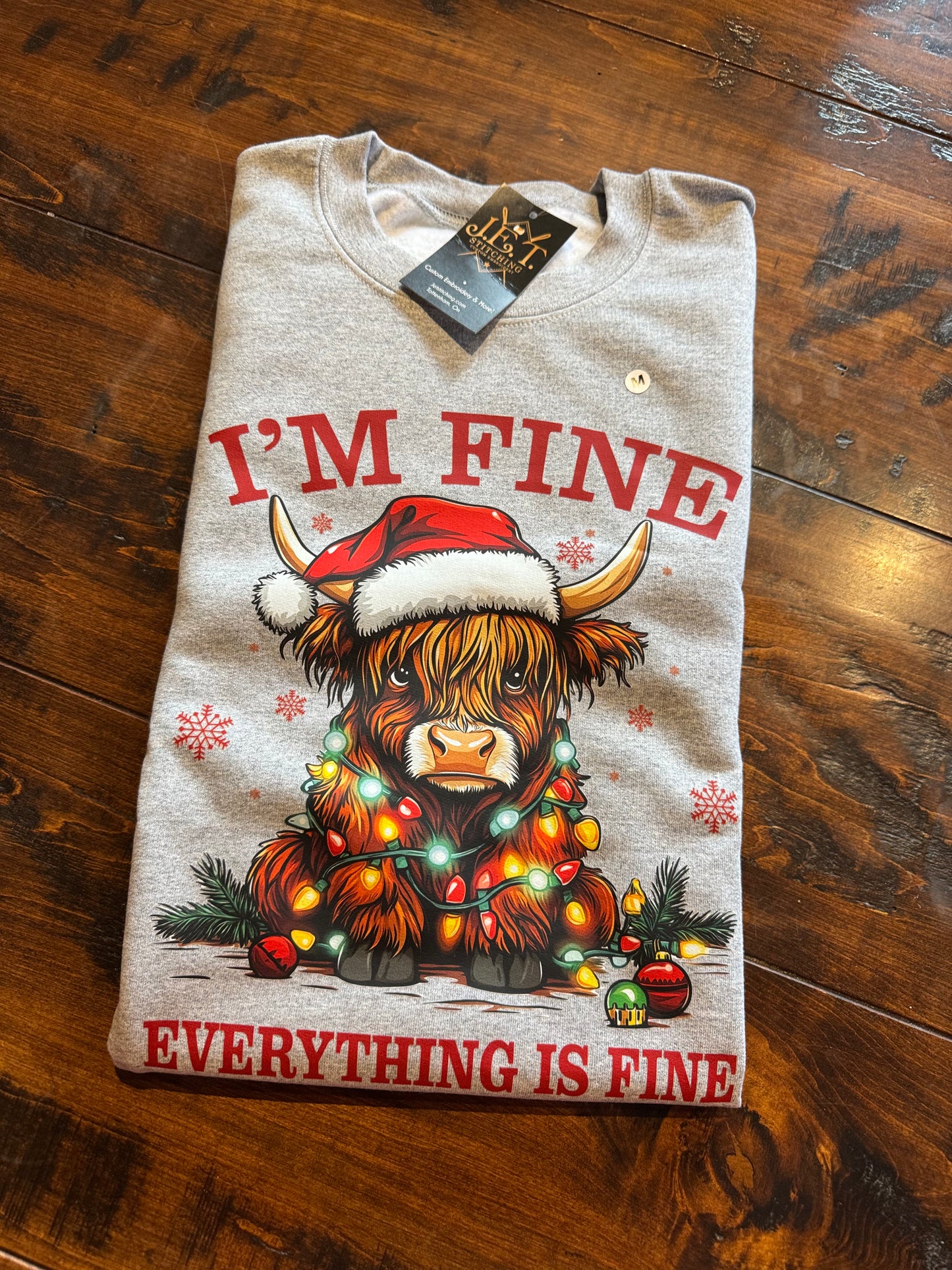 I'm Fine Everything is fine sweater