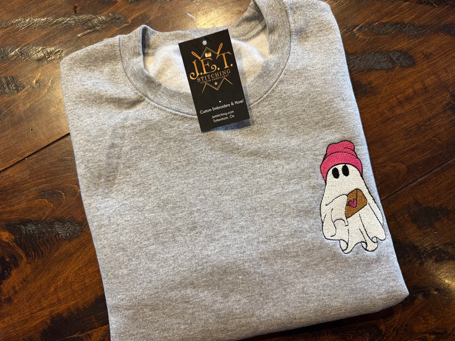 Valentines Ghost sweter