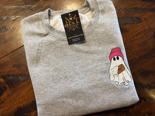 Valentines Ghost sweter