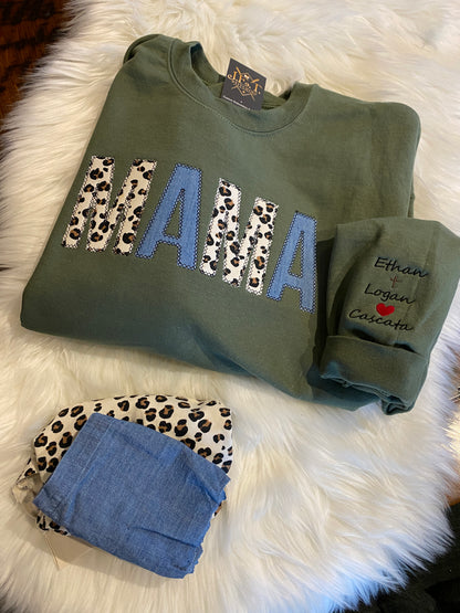 Custom MAMA Keepsake Sweater.